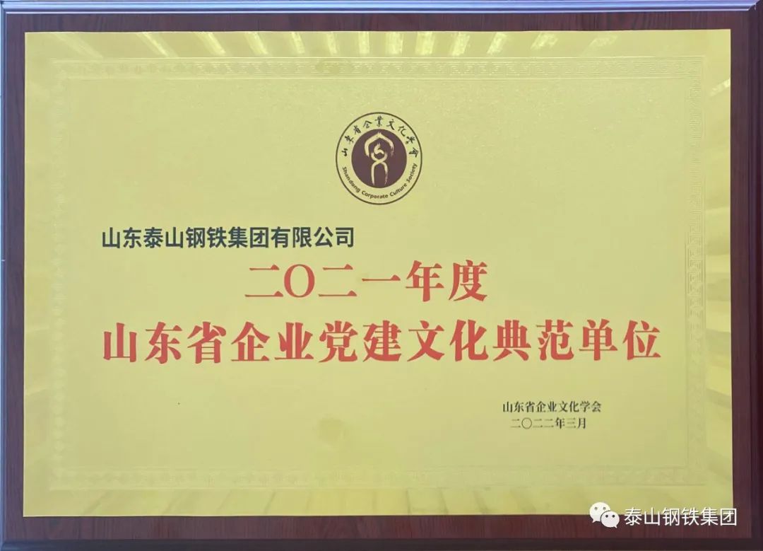 泰山钢铁集团欧宝app登录入口建设再获殊荣