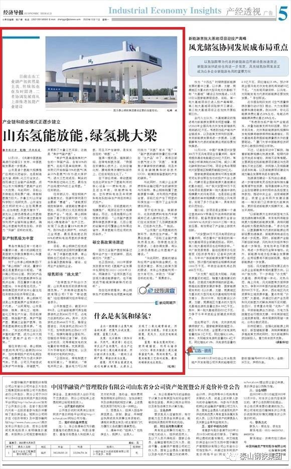 媒体看欧宝app登录入口-欧宝(中国)丨山东氢能放能 绿氢挑大梁